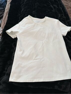 BYLT Basics White Crew Neck Tee